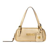 Versace logotipas odinė bowlingo rankinė mini moteriškos rankinės auksinė 1019178-1A15180-1X23V Basic Set (Bag+Dust Bag)