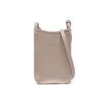 Longchamp Le Foulonné Reljefinis Logotipas Akmenukų Tekstūros Veršio Oda Telefono Krepšys Vyriškas Pečių Krepšys Pilkas 34200021P55 Basic Set (Bag+Dust Bag)