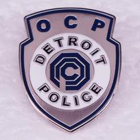 RoboCop Metal Badge Brooch