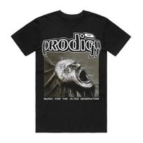 Vintažiniai The Prodigy Grupės Marškinėliai Gerbėjams Juodi Unisex Marškinėliai Ilgomis ar Trumpomis Rankovėmis MM1085 M
