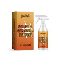 juefish Kitchen Grease Remover Foaming Kitchen Hood Degreaser Stain Remover Kitchen Cleaner 120ml orange