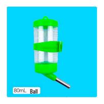 Small Pet Water Bottle and Food Bowl Set for Hamsters, Chinchillas, Rabbits, and Hedgehogs Square Head Water Bottle