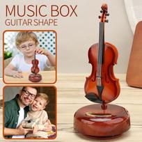 Kūrybingas gitaros papuošalas, muzikinė dėžutė, namų dekoravimo dovana One Size juoda