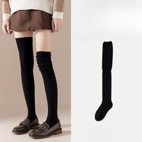 Knee-high Socks, Women's Knee-high Socks, High Thigh-high Socks, Anti-slip Socks for Pregnant Women, Slimming Legs, Long Socks for Autumn and Winter 1 pair