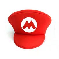 Unisex Super Mario Luigi Brolių Cosplay Kepurė Suaugusiems Ir Vaikams Helovino Kostiumo Rekvizitas raudona