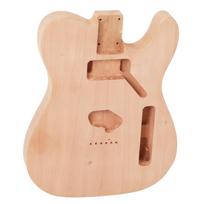Neužbaigtas elektrinės gitaros korpusas, raudonmedžio, pasidaryk pats, profesionalus elektrinės gitaros korpuso keitimo ruošinys GSB11