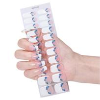 Easy Apply Gel Nail Stickers Christmas Style UV Gel Wraps Beginner Friendly Nail Accesories for Salon or Home Nail Art