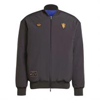 Adidas Originals Manchester United Icons Dvišalis Oversized Bomber Striukė Vyrams Juoda Auksinė JN2831 M