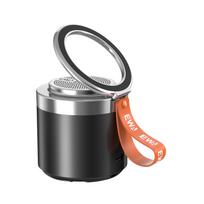 New EWA 2-in-1 Magnetic Bluetooth Speaker Outdoor Wireless Bass Metal Portable Stand Bluetooth 5.4 HD Mini Sound Speaker A170-Black