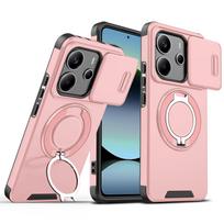 For Realme 15 Case Realme 15 Pro Cover Realme 15x 15pro Magnetic Ring Armor Slide Camera Lens Case Magsafe Wireless Charge Cover realme 15