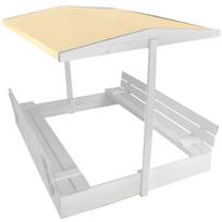 Apsauga nuo saulės smėlio dėžei, medinė smėlio dėžė, 120 cm, vaikams
