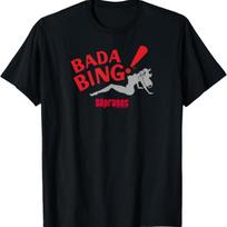 Bada Bing! Adult T-Shirt S juoda