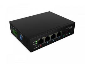 Lanberg | Switch Light IndustrialPoE 1xBT 3xAT 2xSFP Din Unmanagment Gigabit Ethernet | ILGE-4P-2S-90 | Unmanaged | Din rail