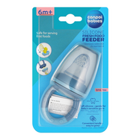 CANPOL BABIES, silikoninis šviežio maisto maitintuvas, 56/010 blue2, 1 vnt.
