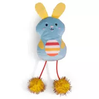 Vadigran Bowi Rabbit pliušinis triušis su katžole žaislas katėms minkštas; 18cm