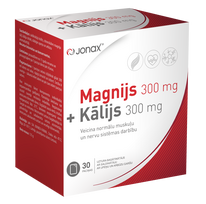 JONAX Magnis 300 mg + Kalis 300 mg paketėliai, 30 vnt.