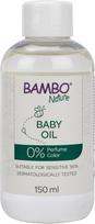 BAMBO NATURE vaikams vannė aliejus, 150 ml