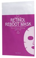 YOUTH LAB Retinol Reboot,  su retinoliu, antioksidantais ir hialurono rūgštimi lakštinė veido kaukė, 1 vnt.