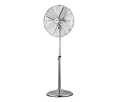ZEVENTI - Pastatomas ventiliatorius FLOW 50W/230V 125 cm blizgus chromas
