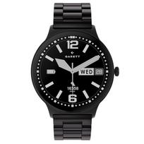 Garett išmanusis laikrodis su lietuvišku meniu Quantum Glow Black steel
