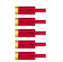 WIHA Sukimo momento rinkinys easyTorque adapterių, elektrinis 1000V, skirtas slimBits ir slimVario® laikikliui, 5 vnt.