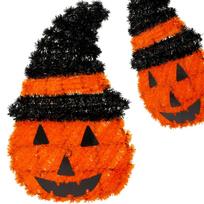 DEKORACINĖ FIGŪRĖLĖ MOLIŪGAS 35CM HALLOWEEN ORANŽINĖ JUOSTELĖ 1067773
