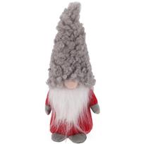 DEKORACINIS KALĖDŲ SENELIS 22CM PILKAS 1065403