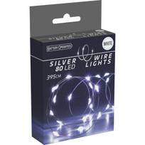 LED VIELINĖ GIRLIANDA SU BATERIJOMIS 80 LED ŠALTA BALTA 662291