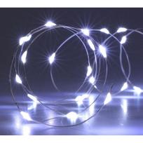 VIELINĖS LED GIRLIANDOS LEMPUTĖS SU BATERIJOMIS 40 LED ŠALTA BALTA 662284