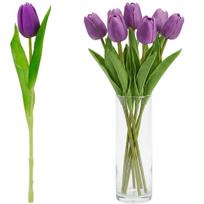 VIOLETINĖ TULPĖ 31CM KAIP GYVA PAVASARINĖ DEKORACIJA 1075082
