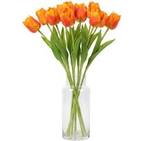 ORANŽINĖ TULPĖ 38CM KAIP GYVA PAVASARINĖ DEKORACIJA 1074924