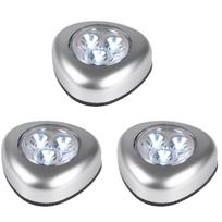 3 LED ŠVIESTUVŲ RINKINYS PUSH LIGHT SU BATERIJOMIS GRUNDIG 334110