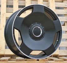 Ratlankis RACINGLINE BYF3111 R20x9.5 5x130 ET 35 CB 84.1 (Black Half Matt Polished Lip) (840 kg)