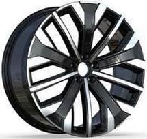 Ratlankis RACINGLINE H3460F R21x8.5 5x108 ET 49.5 CB 63.4 (Black Polished) (800 kg)