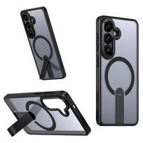 Hybrid Armor X dėklas Samsung Galaxy A36 / A37 su stovu suderinamas su MagSafe juodas