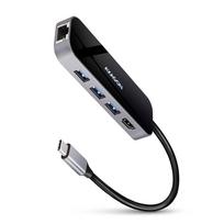 AXAGON Multiport USB 3.2 Gen 1 hub. HDMI, Gigabit LAN and Power Delivery. 20 cm USB-C cable.