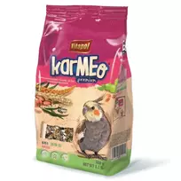 Vitapol Karmeo Premium Nimfa visavertis lesalas papūgoms nimfoms; 500g, 1kg, 20kg