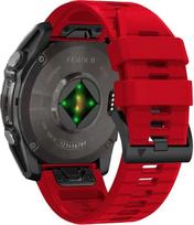Tech-Protect Silicone band for Garmin Fenix 5X/5X Plus/6X/6X Pro/7X/8 (51mm), red