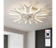 Brilagi - Dimeriuojamas lubų ventiliatorius su LED apšvietimu 70W/230V, skersmuo 76 cm, balta + su nuotoliniu pultu
