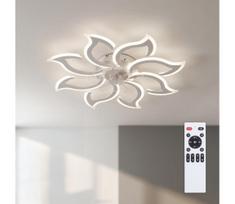 Brilagi - reguliuojamas LED lubinis ventiliatorius LED/44W/230V Ø 90 cm, baltas + nuotolinis pultas
