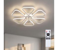 Brilagi - LED dimeriuojamas lubinis ventiliatorius LED/38W/230V skersmuo 76 cm baltas + nuotolinis pultas