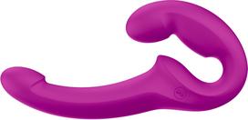Fun Factory Share Lite be diržo strap-on - Tamsiai rožinė