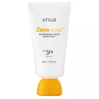 Anua - Zero-Cast Moisturizing Finish Sunscreen SPF50 PA++++ - Drėkinamasis Apsauginis Kremas nuo Saulės be Baltumo Efekto - 50ml