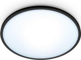 Ceiling luminaire SuperSlim WiZ, 16W, RD 2700-6500K TW, 1500Lm, IP20, black 929002685201 | 8719514338036