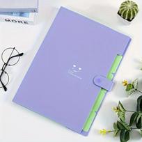A4 daugiasluoksnis dokumentų dėklas,  Violetinė
