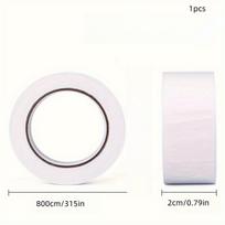 Skaidri dvipusė lipni juosta amatams ir dekoravimui, 1vnt (2cm*800cm)