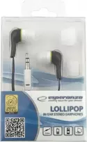 ESPERANZA EH146K LOLLIPOP - į ausis kišamos ausinės Juodos