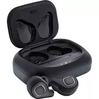 „InLine PURE Air TWS“ „Bluetooth“ į ausis įdedamos ausinės su tikru belaidžiu stereofoniniu garsu ir „Qi-Case PowerBank“