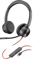 „Poly Plantronics Blackwire 8225-M“ ausinės, stereofoninė, USB-C, optimizuotas vieningas ryšys