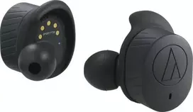 Audio-Technica SonicSport belaidės ausinės, Juodos spalvos